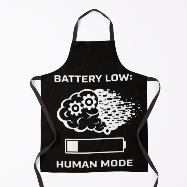 Item preview, Battery Low: Human Mode | Funny Introvert Design designed and sold by MS-DesignArt.