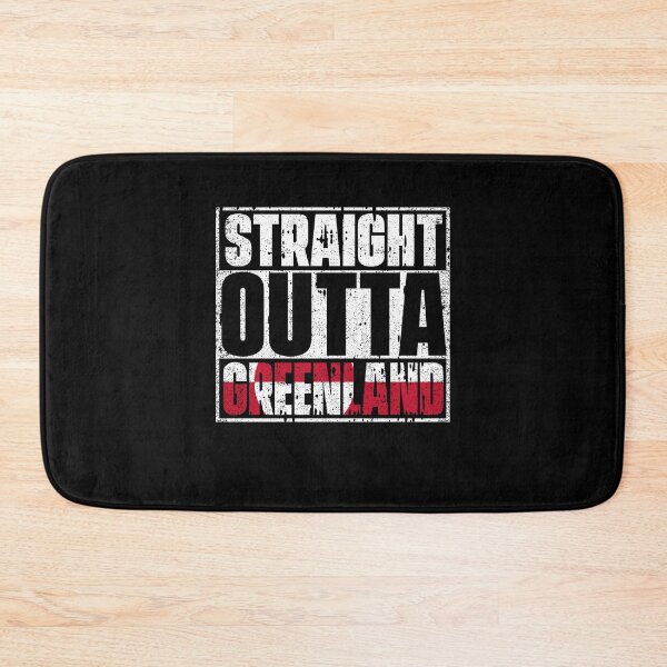 Item preview, Straight Outta Greenland Flag designed and sold by CosmoKitsch.