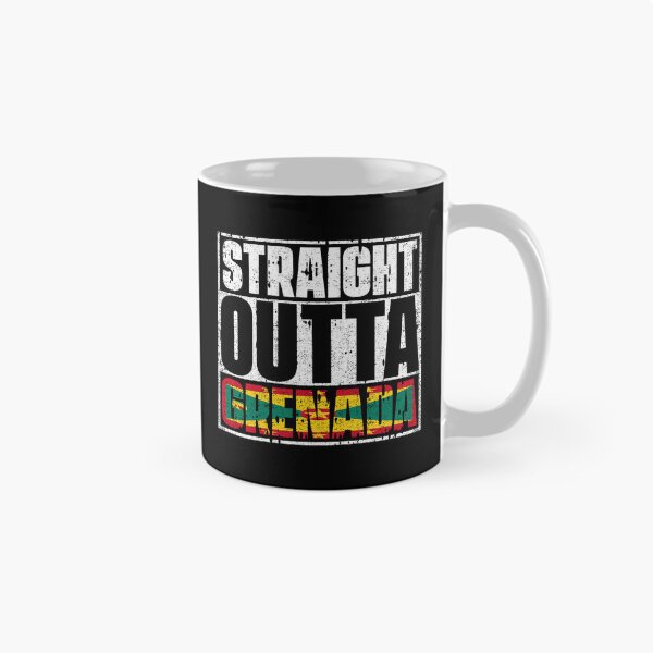 Item preview, Straight Outta Grenada Flag designed and sold by CosmoKitsch.
