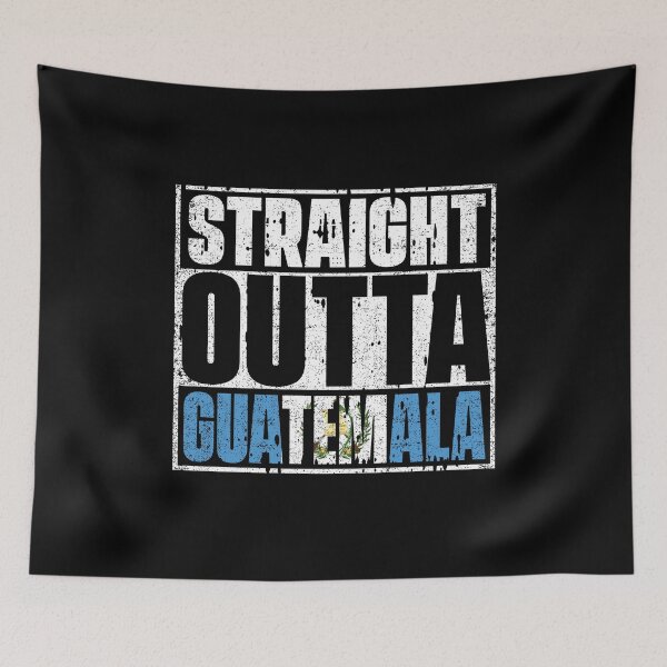 Item preview, Straight Outta Guatemala Flag designed and sold by CosmoKitsch.