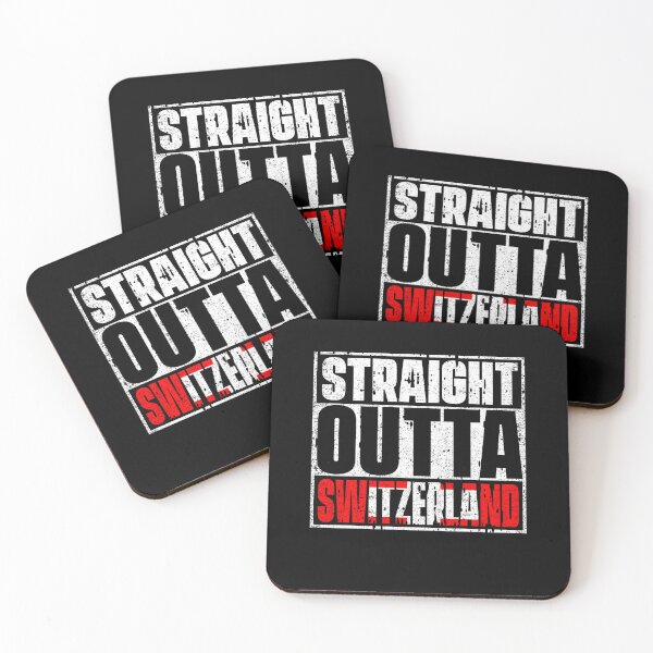Item preview, Straight Outta switzerland Flag designed and sold by CosmoKitsch.