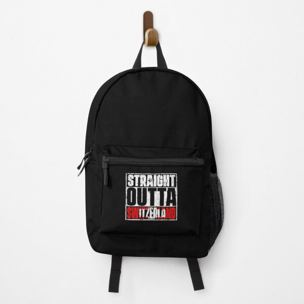 Item preview, Straight Outta switzerland Flag designed and sold by CosmoKitsch.