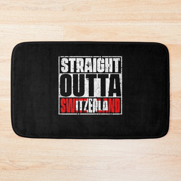 Artikelvorschau, Straight Outta Switzerland Flagge entworfen und verkauft von CosmoKitsch.