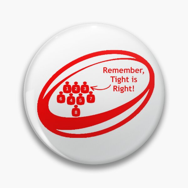 Item preview, Remember: Tight is Right (Red/White) designed and sold by Troedgwyn Designs.