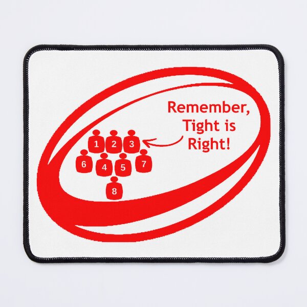 Item preview, Remember: Tight is Right (Red/White) designed and sold by Troedgwyn Designs.
