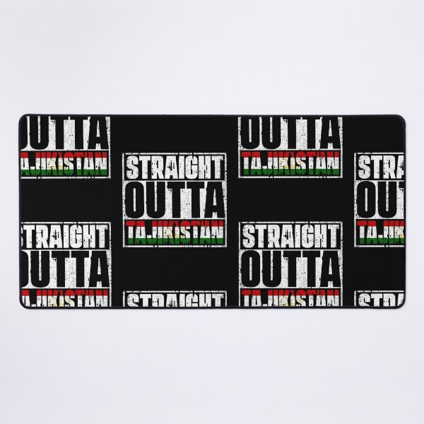 Item preview, Straight Outta Tajikistan Flag designed and sold by CosmoKitsch.