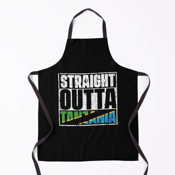 Item preview, Straight Outta Tanzania Flag designed and sold by CosmoKitsch.