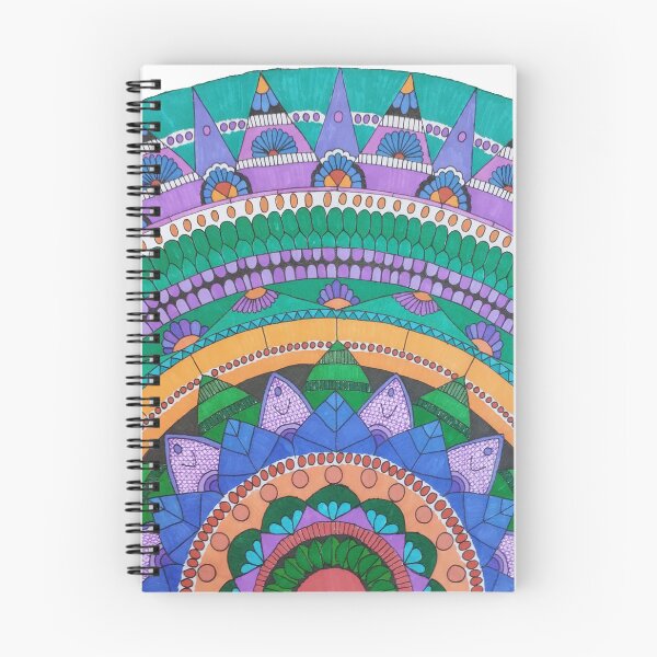 Item preview, Teal In Nature - Hand Drawn Mandala Floral Design  designed and sold by AJPrettyObscene.
