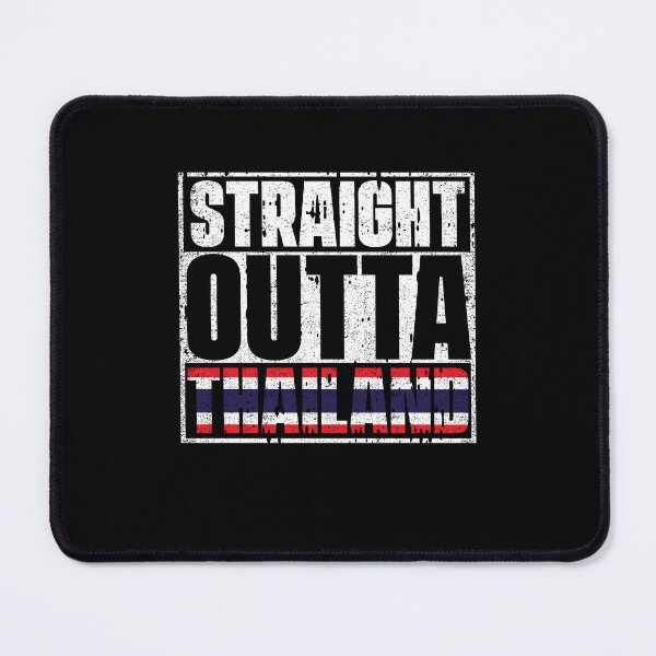 Item preview, Straight Outta Thailand Flag designed and sold by CosmoKitsch.