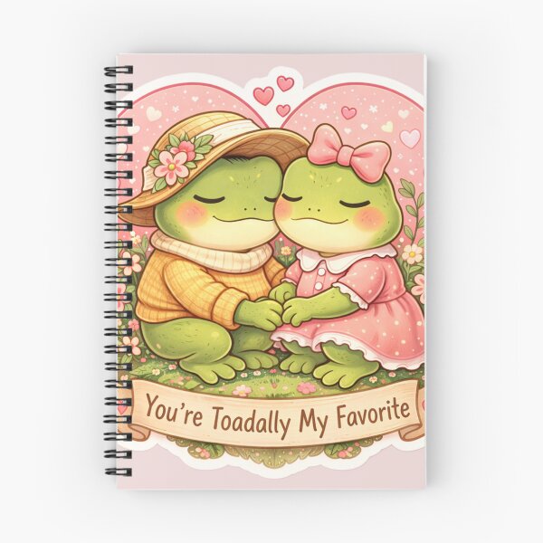 Item preview, Cute Frog Couple Love Sticker - You're Totally My Favorite Kawaii Frog designed and sold by FluffiPopo.