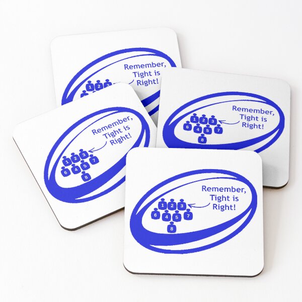 Item preview, Remember: Tight is Right (Blue/White) designed and sold by Troedgwyn Designs.