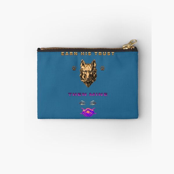 Item preview, Earn His Trust Then Mine – German Shepherd Loyalty Quote designed and sold by InkWaveX.