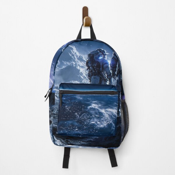 Item preview, Astronauts Standing on Alien World Facing Earthrise Sci fi Art fot Mens designed and sold by lematworks.