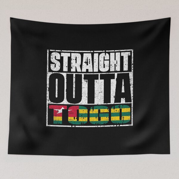 Item preview, Straight Outta Togo Flag designed and sold by CosmoKitsch.