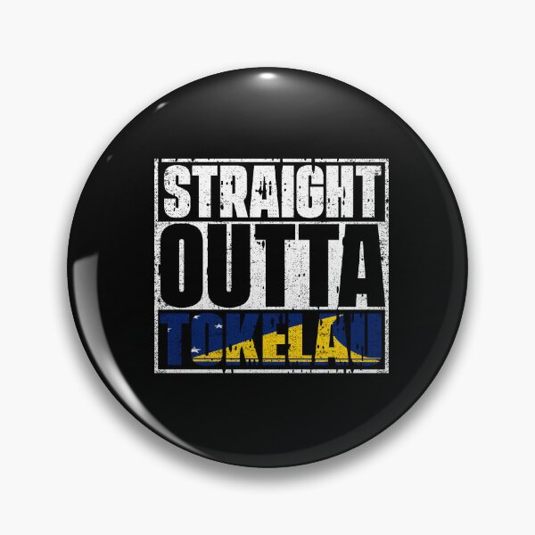 Item preview, Straight Outta Tokelau Flag designed and sold by CosmoKitsch.
