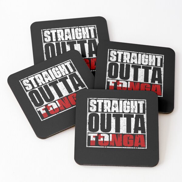 Item preview, Straight Outta Tonga Flag designed and sold by CosmoKitsch.