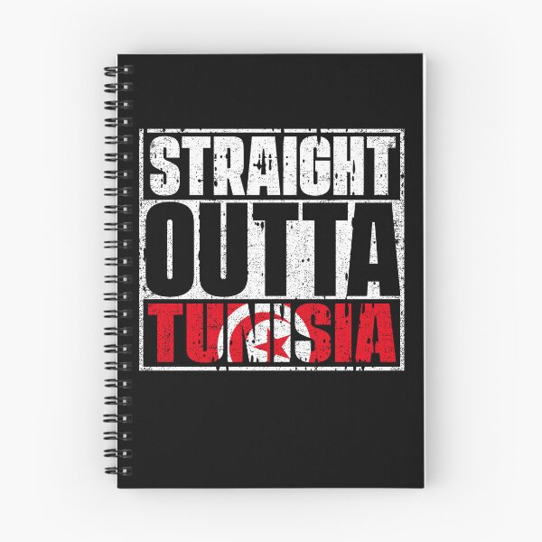 Item preview, Straight Outta Tunisia Flag designed and sold by CosmoKitsch.