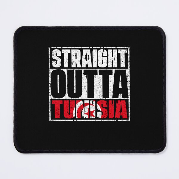 Item preview, Straight Outta Tunisia Flag designed and sold by CosmoKitsch.