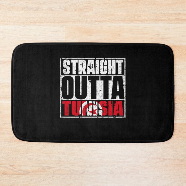 Item preview, Straight Outta Tunisia Flag designed and sold by CosmoKitsch.