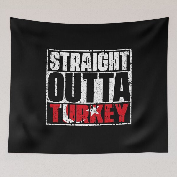 Item preview, Straight Outta Turkey  Flag designed and sold by CosmoKitsch.