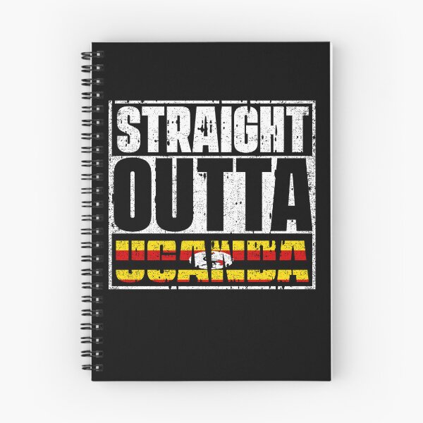Item preview, Straight Outta Uganda Flag designed and sold by CosmoKitsch.