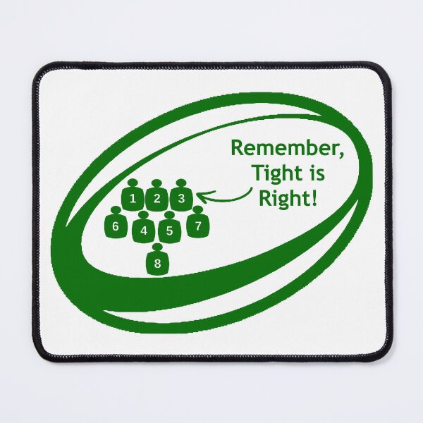 Item preview, Remember: Tight is Right (Green/White) designed and sold by Troedgwyn Designs.