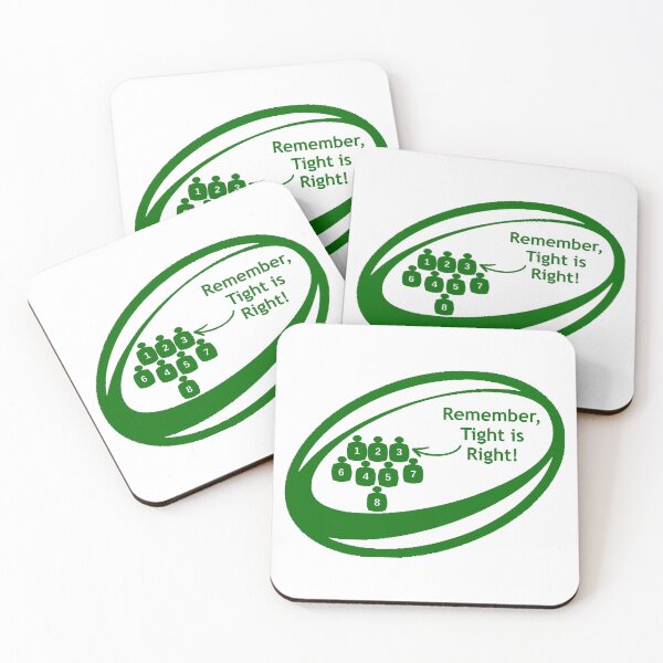 Item preview, Remember: Tight is Right (Green/White) designed and sold by Troedgwyn Designs.