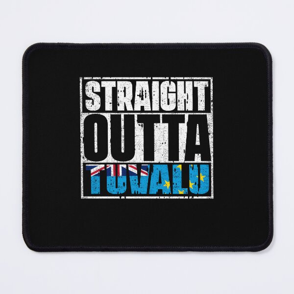 Item preview, Straight Outta Tuvalu Flag designed and sold by CosmoKitsch.