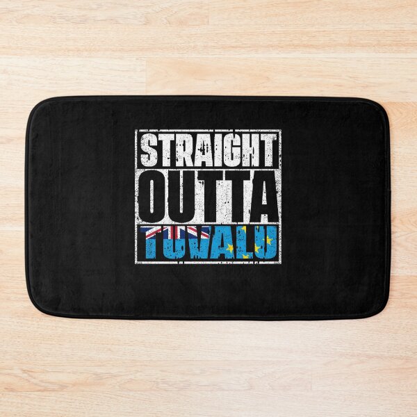 Item preview, Straight Outta Tuvalu Flag designed and sold by CosmoKitsch.
