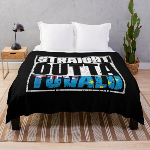 Item preview, Straight Outta Tuvalu Flag designed and sold by CosmoKitsch.