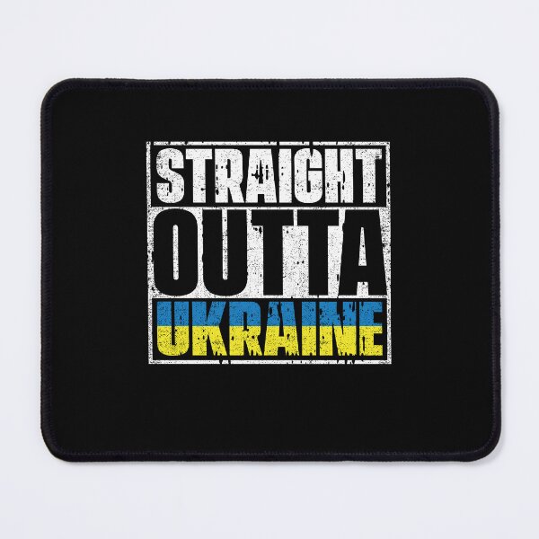 Item preview, Straight Outta Ukraine Flag designed and sold by CosmoKitsch.
