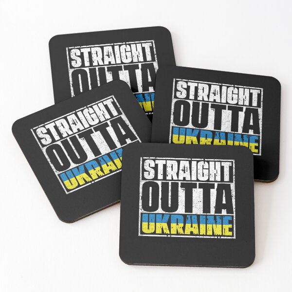 Item preview, Straight Outta Ukraine Flag designed and sold by CosmoKitsch.