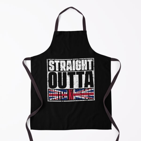 Item preview, Straight Outta United Kingdom Flag designed and sold by CosmoKitsch.