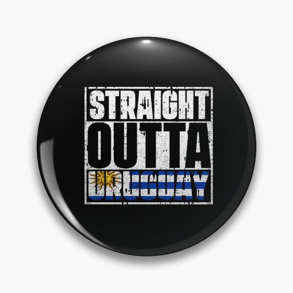 Item preview, Straight Outta Uruguay Flag designed and sold by CosmoKitsch.