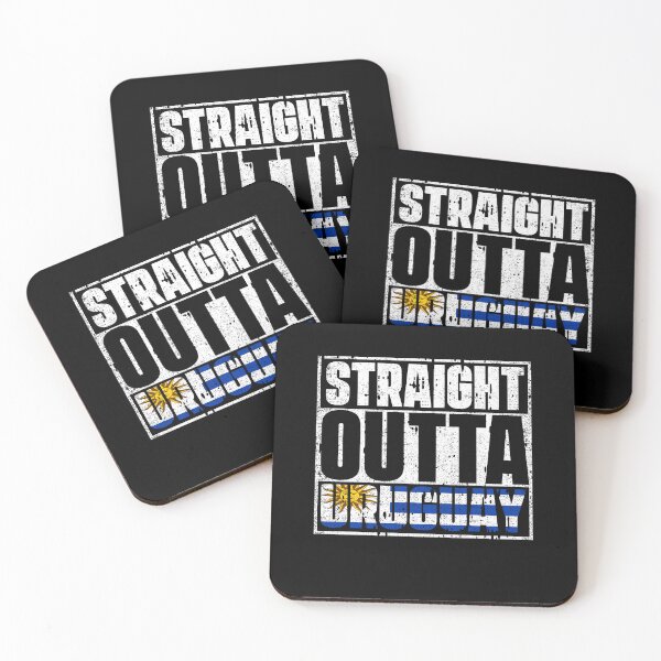 Item preview, Straight Outta Uruguay Flag designed and sold by CosmoKitsch.