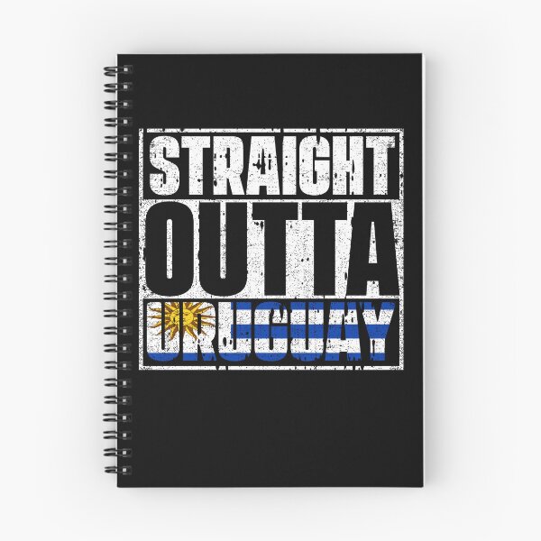 Item preview, Straight Outta Uruguay Flag designed and sold by CosmoKitsch.