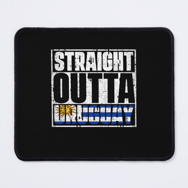 Item preview, Straight Outta Uruguay Flag designed and sold by CosmoKitsch.