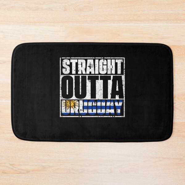 Item preview, Straight Outta Uruguay Flag designed and sold by CosmoKitsch.