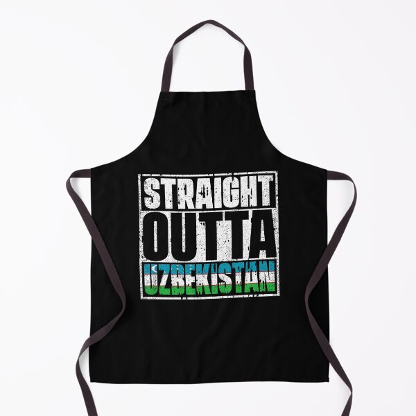 Item preview, Straight Outta Uzbekistan Flag designed and sold by CosmoKitsch.