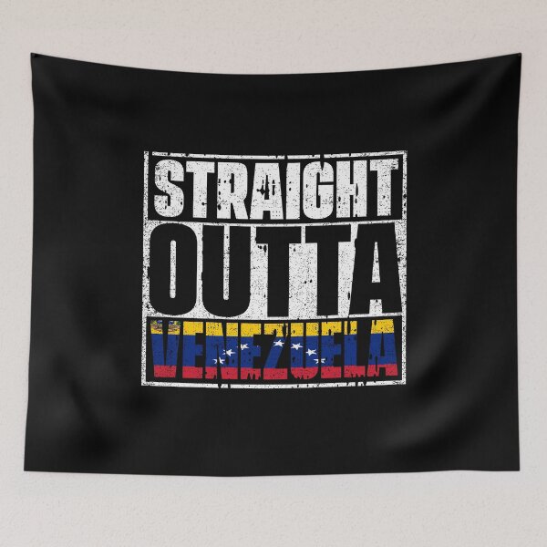 Item preview, Straight Outta Venezuela Flag designed and sold by CosmoKitsch.