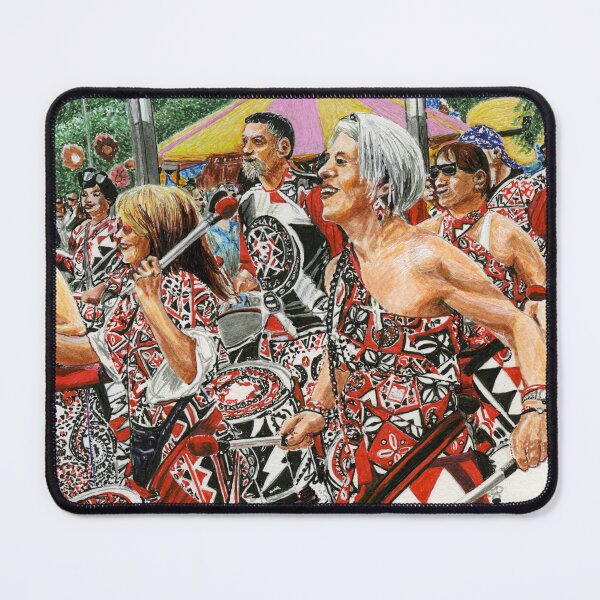 Item preview, Batala Mersey Drummers Parade at Northwich Pina Colada Festival designed and sold by LymphomaLass.