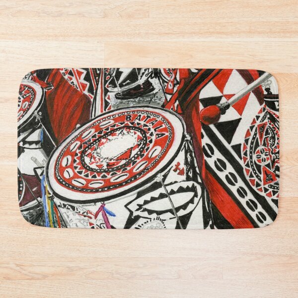 Item preview, Batala Mersey Drummers Parade at Northwich Pina Colada Festival designed and sold by LymphomaLass.
