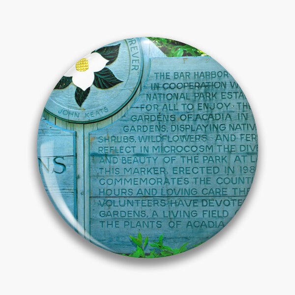 Item preview, Wooden Signpost, The Wild Gardens of Acadia National Park, Bar Harbor, Maine, 1995 designed and sold by AMacGPhilly.