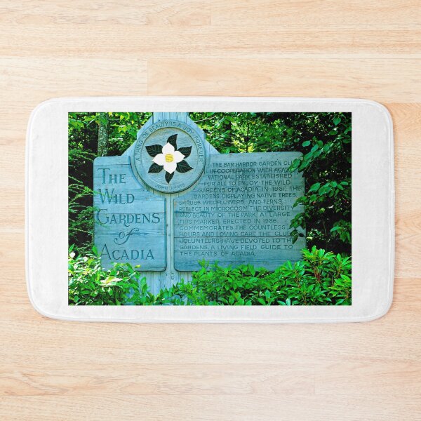 Item preview, Wooden Signpost, The Wild Gardens of Acadia National Park, Bar Harbor, Maine, 1995 designed and sold by AMacGPhilly.