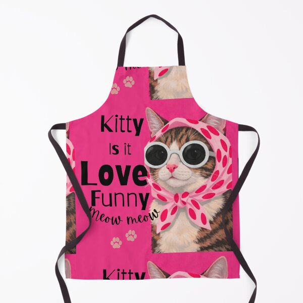 Item preview, Funny Retro Cat with Sunglasses & Pink Headscarf designed and sold by crystalar95.