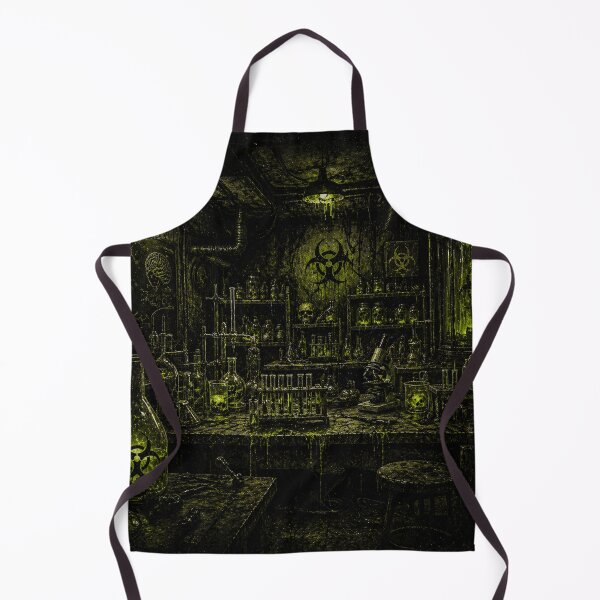 Item preview, Toxic Laboratory Scene – Dark Biohazard Experiment Art designed and sold by DrizzyV.