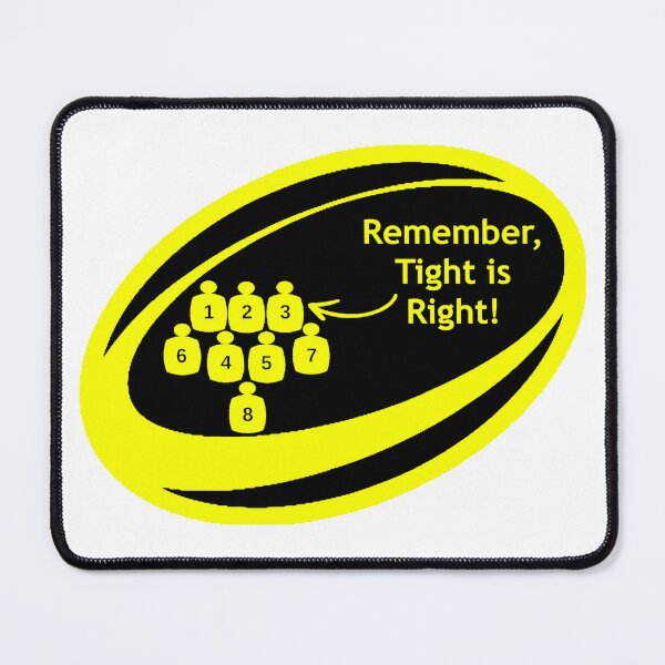 Item preview, Remember: Tight is Right (Yellow/Black) designed and sold by Troedgwyn Designs.