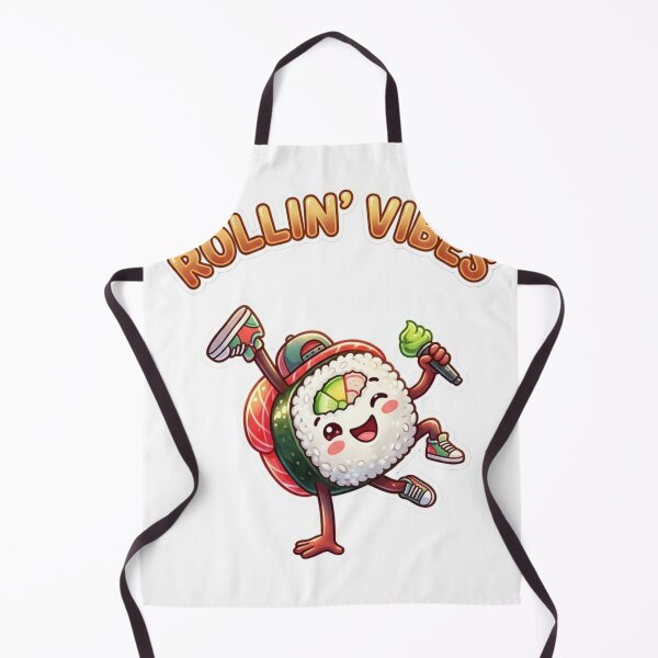 Item preview, Rollin’ Vibes Breakdancing Sushi Sticker – Kawaii Hip Hop Food Art designed and sold by Vibe Glue.