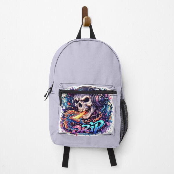 Item preview, Drip Skull - Urban Graffiti Street Art Sticker designed and sold by FluffiPopo.