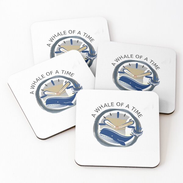 Item preview, A Whale of a Time – Minimalist Whale & Clock Pun Design designed and sold by ChiaraPagani.